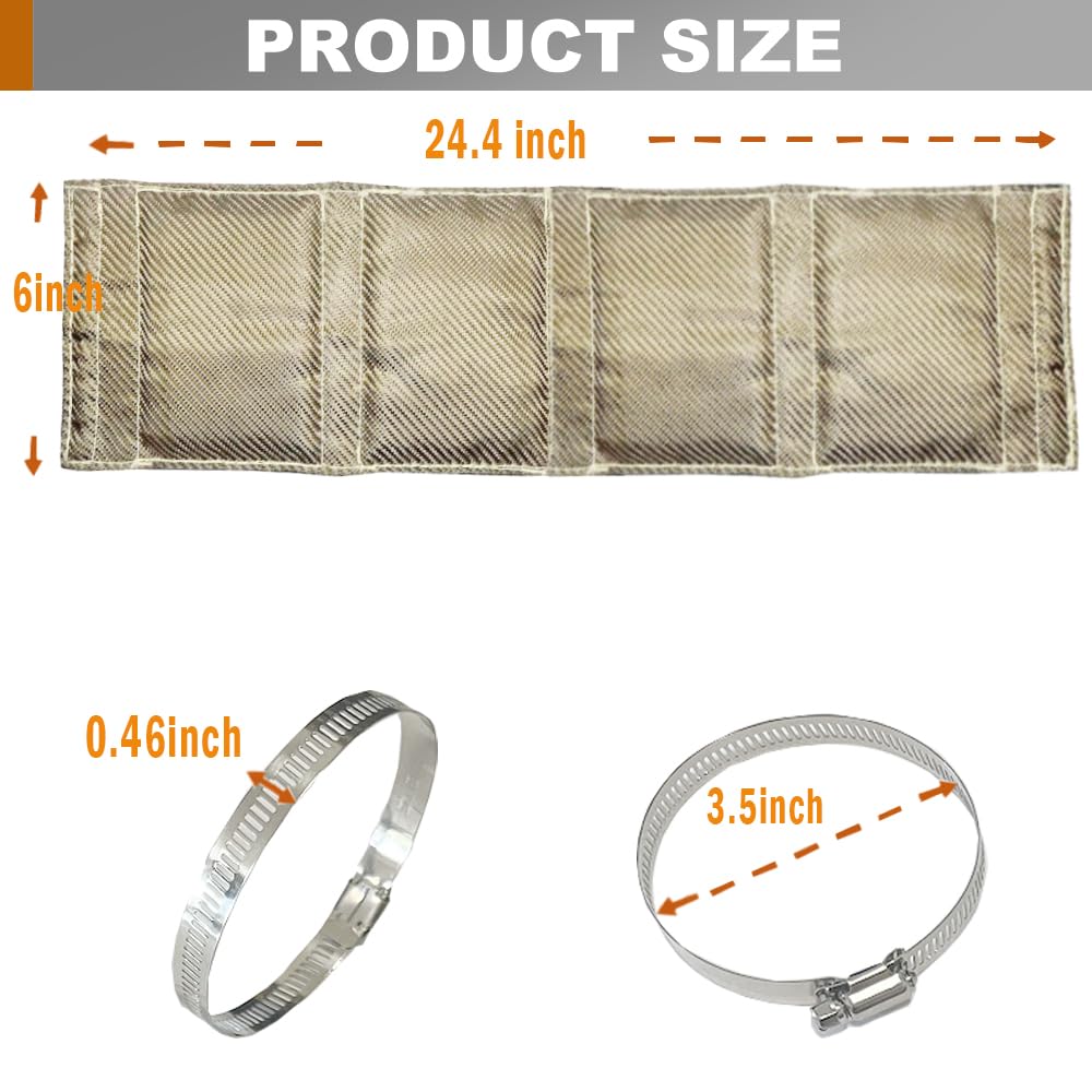 DEGEOBERLIN five stainless steel clamps laid out to show included secure mounting hardware