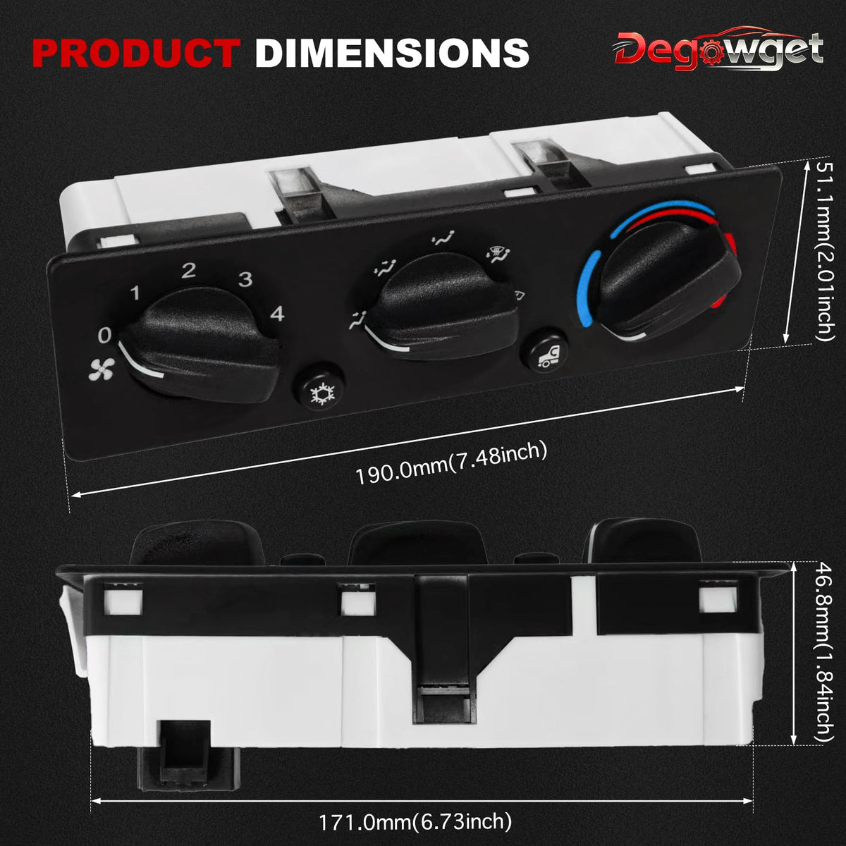 Degowget in truck cabin lifestyle shot showing improved climate control comfort