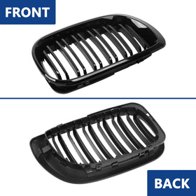 DEKEWEI grille on parked BMW E46 illustrating stylish upgrade