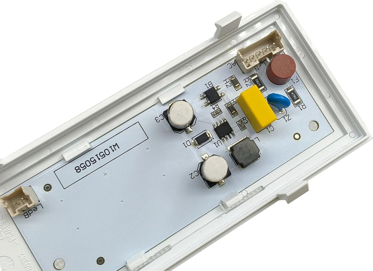 Delixike close-up of LED driver board showing durable components