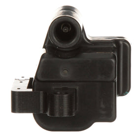 Delphi coil connector close-up showing terminals for easy plug-in installation benefit