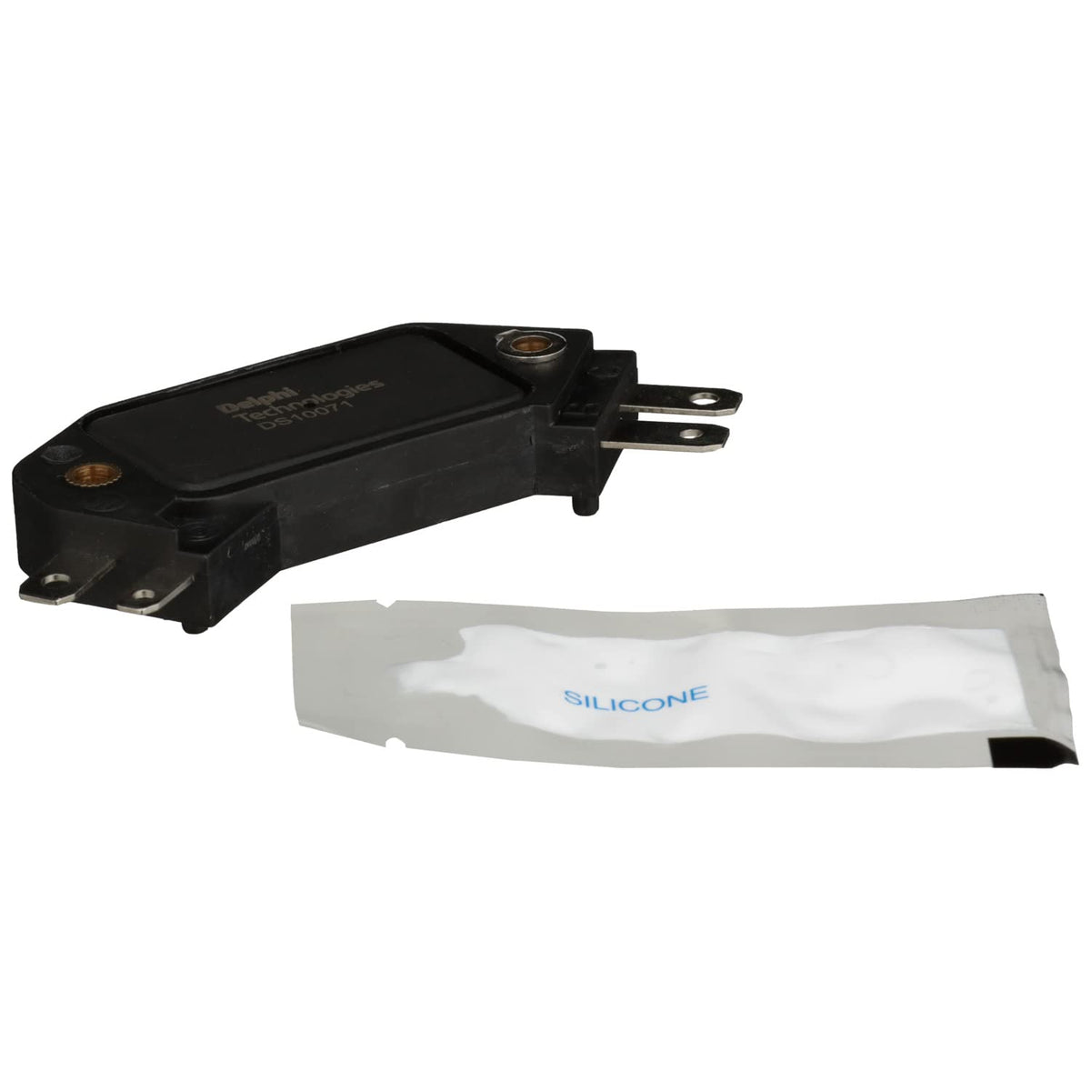 Delphi DS10071 installed in engine bay demonstrating OEM-style compatibility benefit