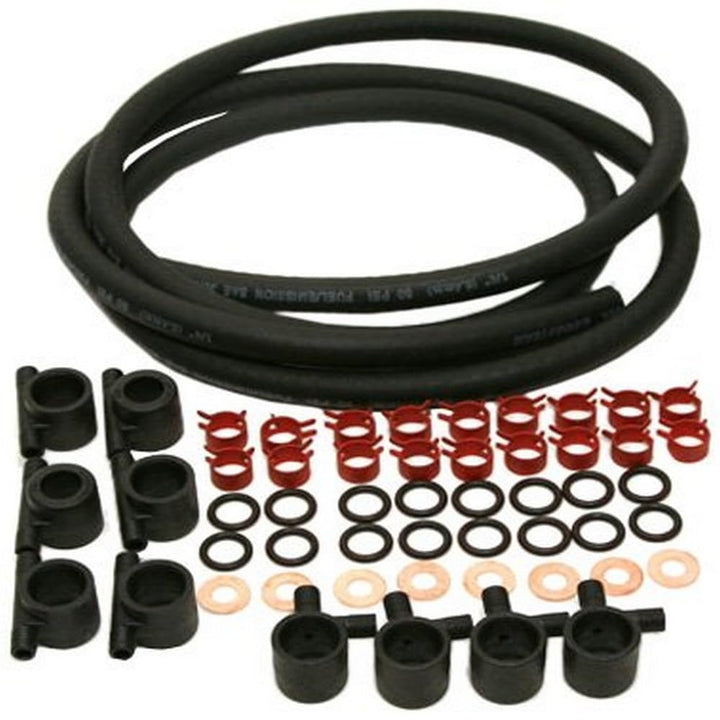 Delphi fuel injector kit front packaging showing components and organized layout for easy installation