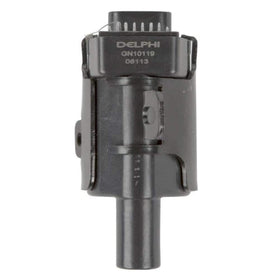 Delphi ignition coil side profile illustrating durable housing for long lifespan