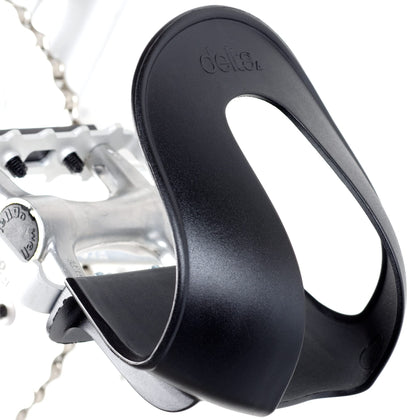 Delta close-up front view showing clip shape and secure fit