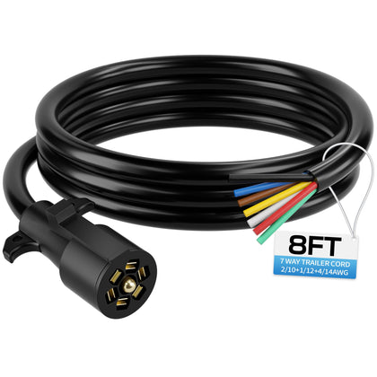 Deluwire front connector showing secure plug fit and dependable towing connection