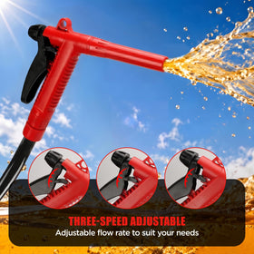 DEMAKIMI arranged adapter set showing multiple sizes for universal gas-can fit