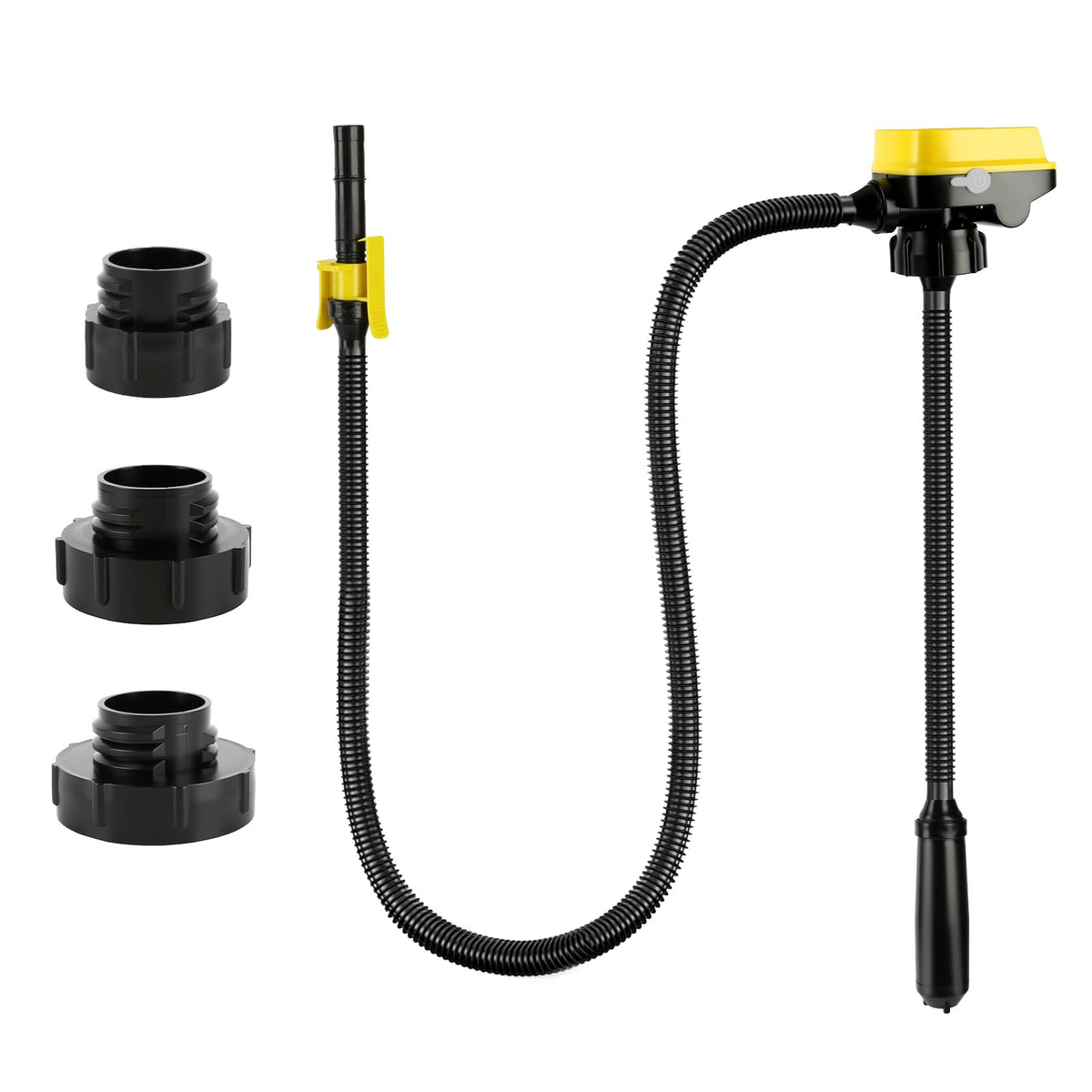 DEMAKIMI front angle view showing compact pump and portability benefits