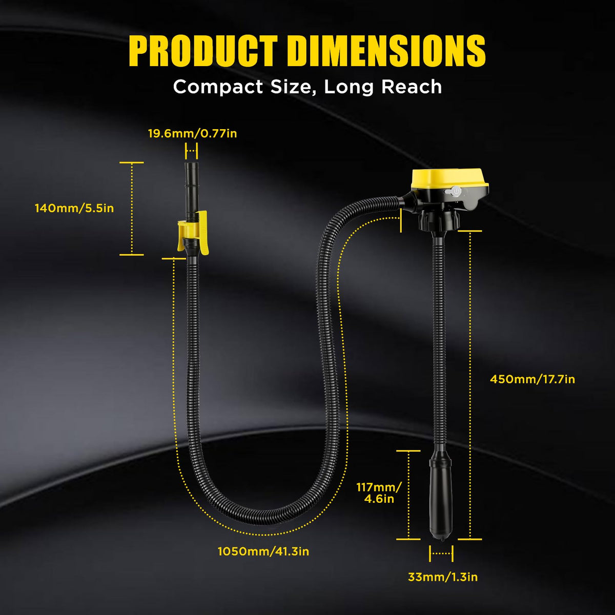 DEMAKIMI controls and label detail showing easy operation and model info
