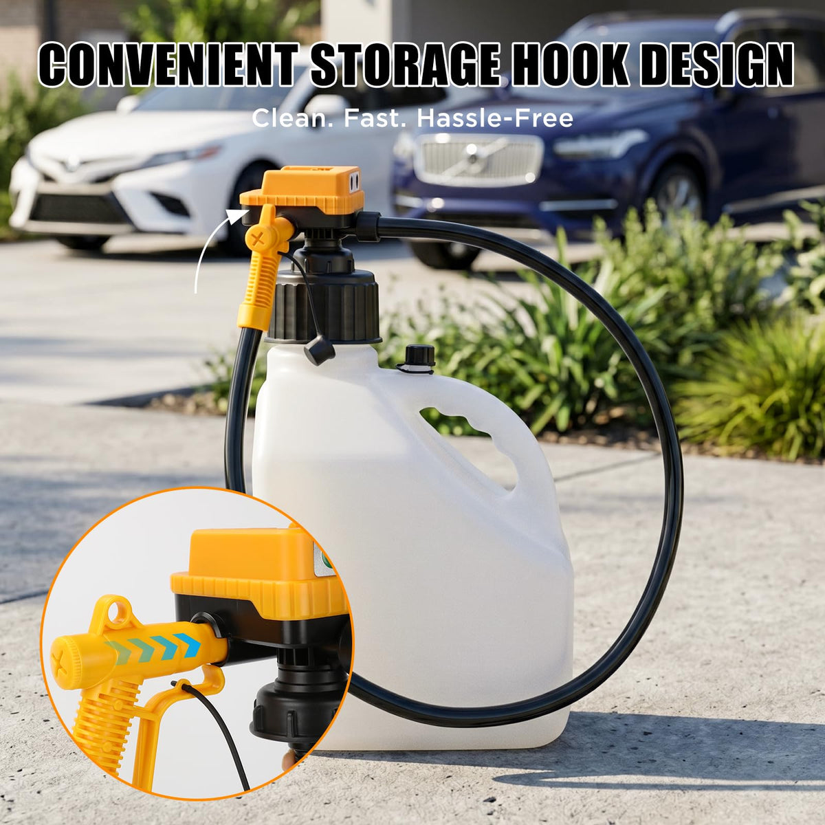 DEMAKIMI pump on a worksite bench with tools illustrating rugged, jobsite-ready design
