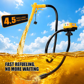 DEMAKIMI beside a 5-gallon gas can to show size and portability for easy storage