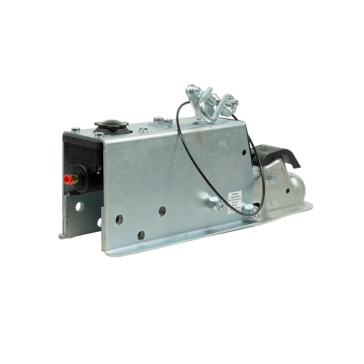 Demco EZ DA70 EZLatch coupler detail showing quick secure attachment benefit
