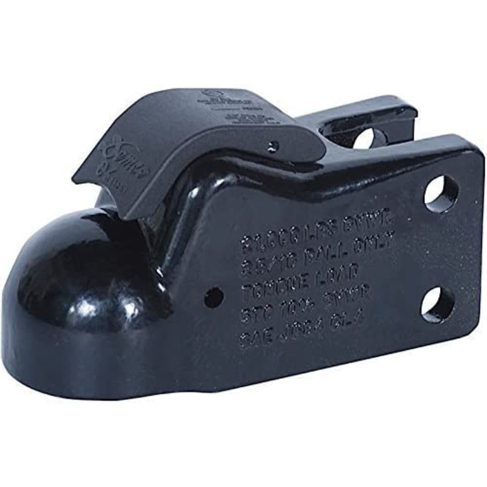 Demco EZ Latch front view showing automatic latch and secure fit benefit