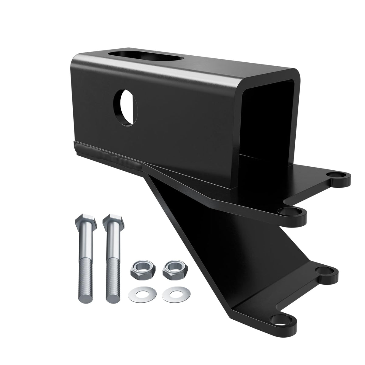 Demimy front-mounted receiver showing bolt-on fit and improved clearance