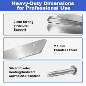 Demimy included hardware laid out for quick install and reduced downtime