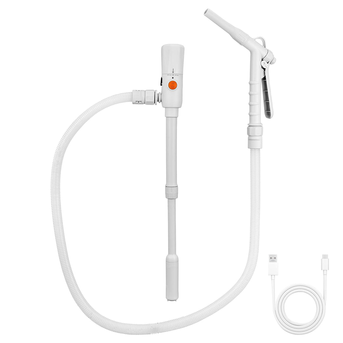 Demlox front packaging showing pump and accessories for quick identification and setup