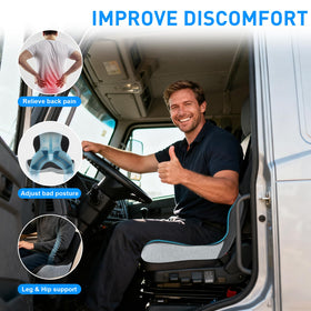 Denchy side profile highlighting contoured wedge that lifts seat and supports posture