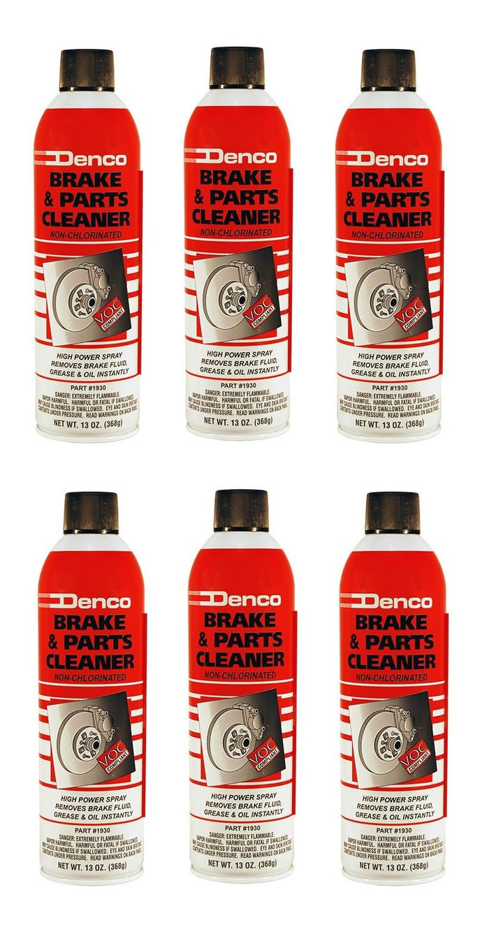 DENCO can front view showing product and fast cleaning benefit
