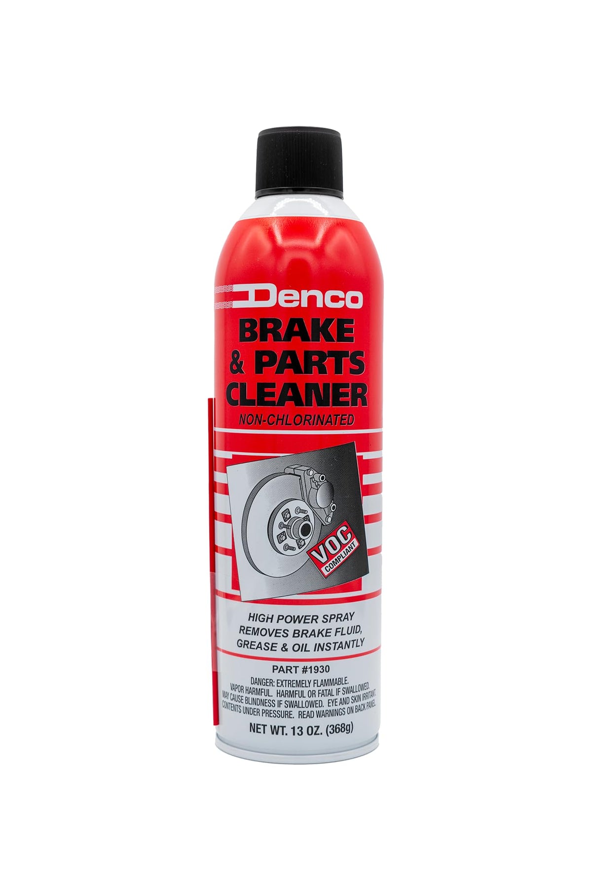 DENCO spray nozzle dispensing powerful stream for quick degreasing