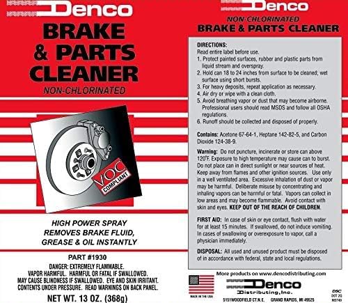 DENCO can on garage workbench illustrating professional use advantage