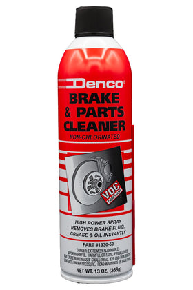 DENCO DISTRIBUTING inc. rotor before and after cleaning illustrating cleaner effectiveness