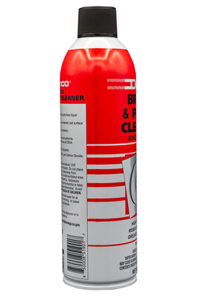 DENCO DISTRIBUTING inc. technician spraying disc brake for fast contaminant removal