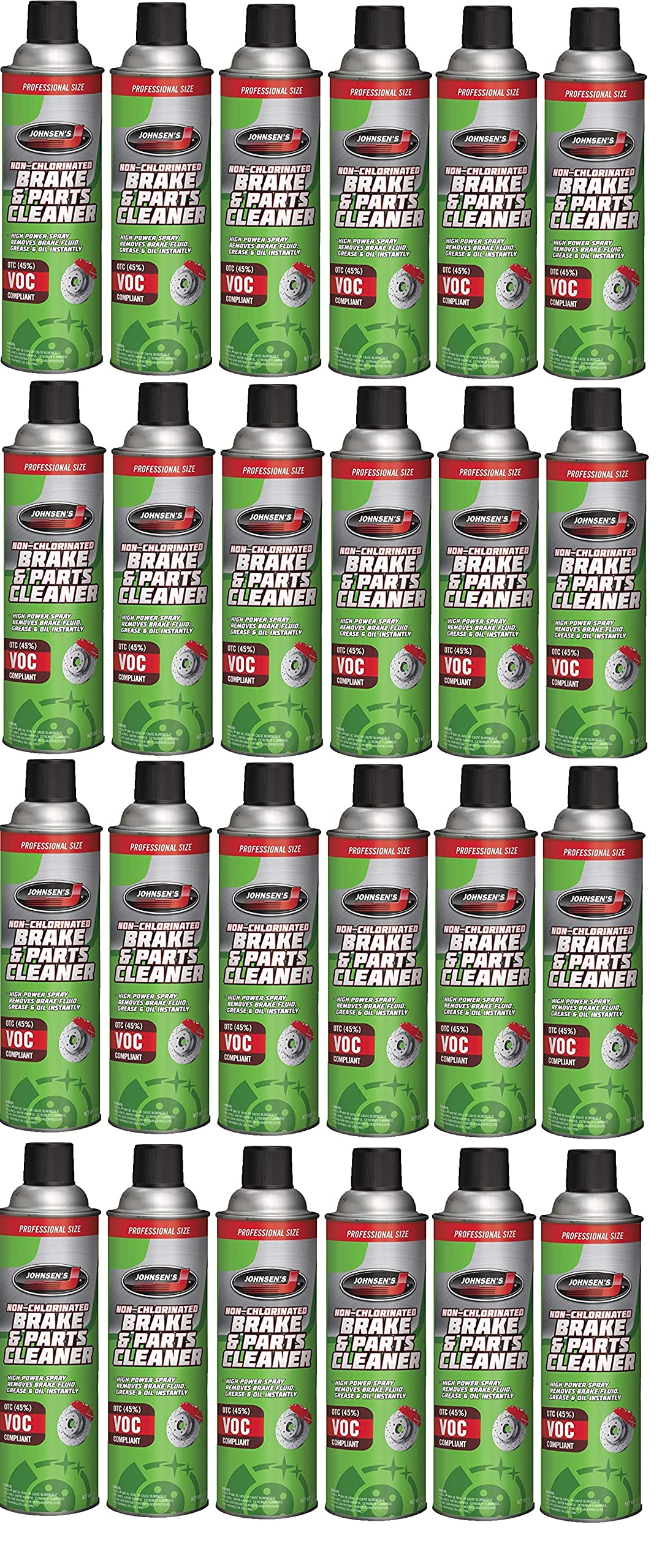 DENCO DISTRIBUTING Johnsens front can image showing label and fast-cleaning benefit