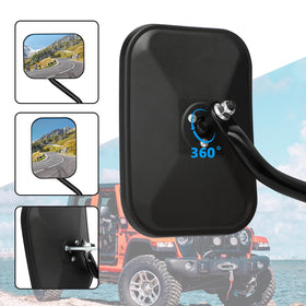 DenForste mirror beside a hand to show size and portability benefit