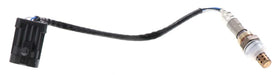 Denso sensor close-up of zirconia tip and housing, highlights durable construction