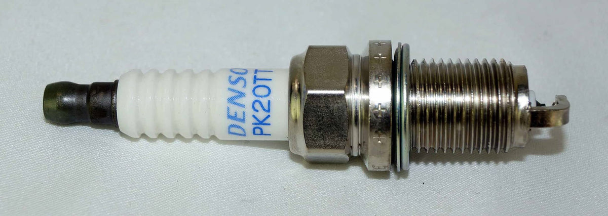 Denso side profile showing thread reach and hex for correct installation