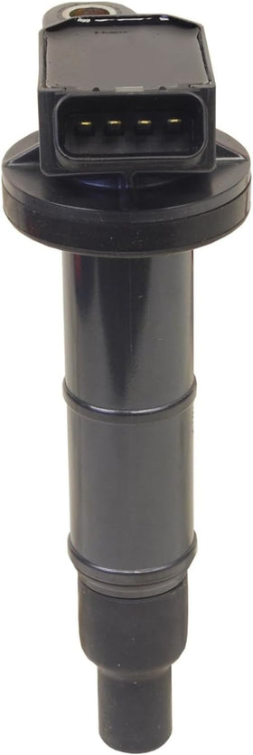 Denso direct ignition coil front view showing compact design and reliable fit
