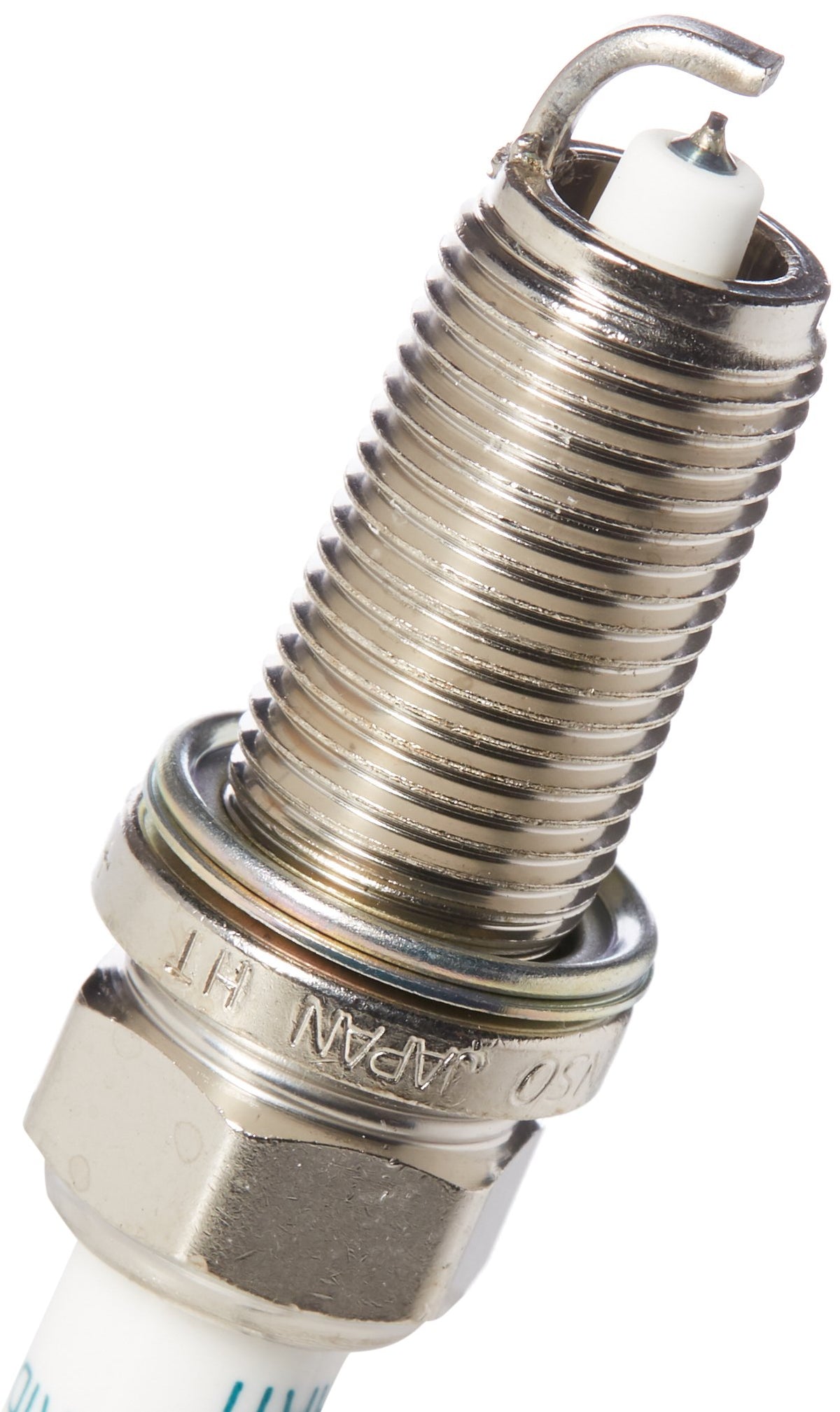 Denso iridium platinum electrode close-up highlighting durable tip for lasting spark