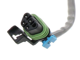 Denso O2 sensor wiring connector closeup ensures secure electrical connection