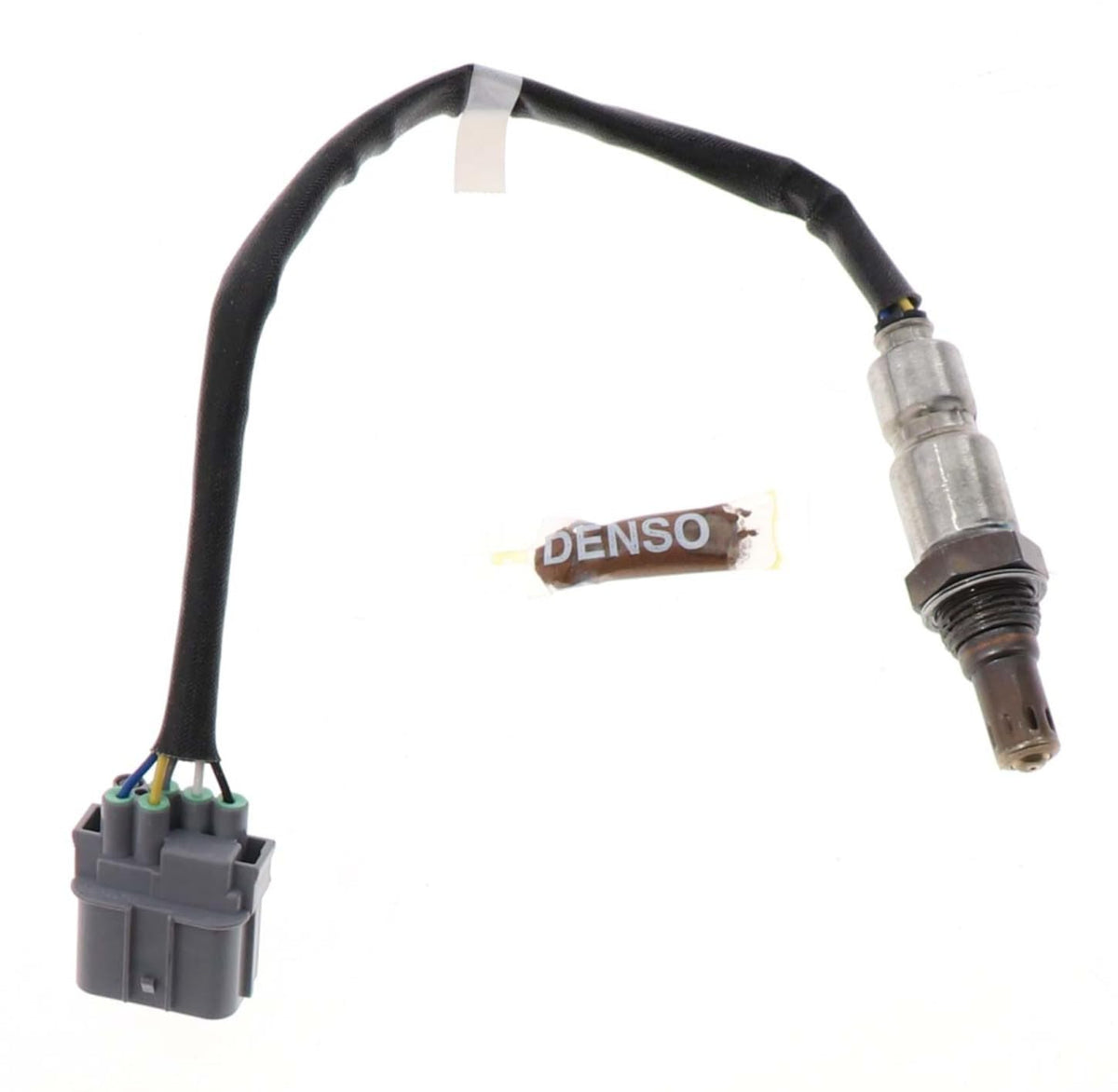 Denso wiring harness detail with 11.5 inch lead, brand aids plug-and-play installation
