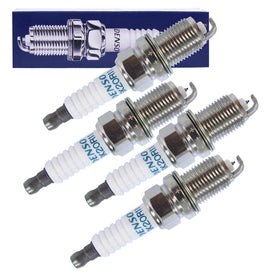 Denso front packaging showing four plugs and OEM labeling for trusted replacement