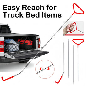 DENWAY fully assembled extendable retriever showing full reach