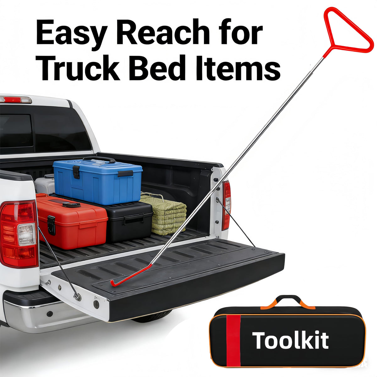 DENWAY tool set stored in a car trunk to save space and stay ready
