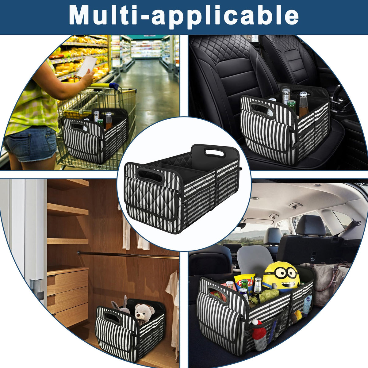 Deosk filled with tools and supplies showing versatile storage use