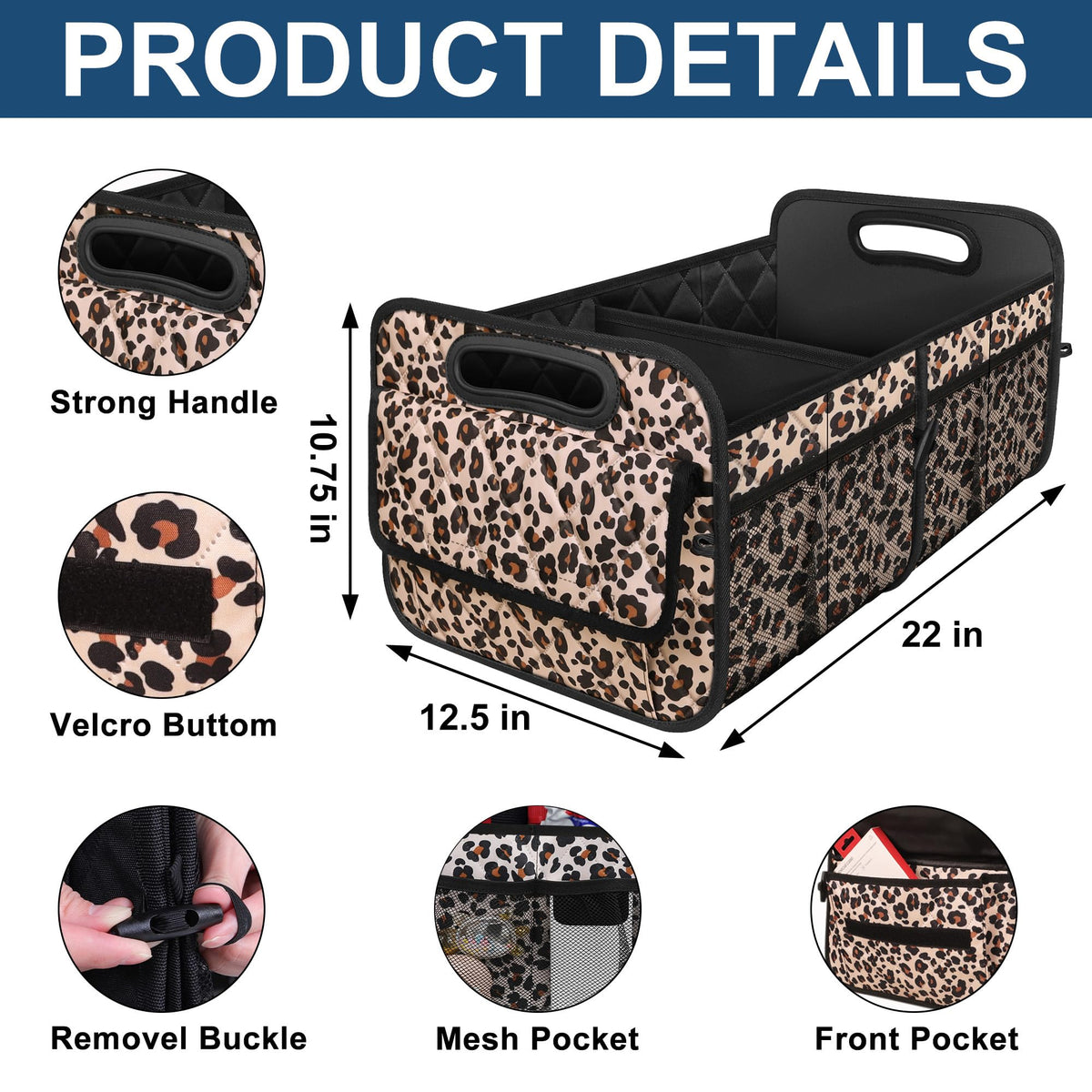 Deosk reinforced handle detail demonstrating strong grip for easy carrying