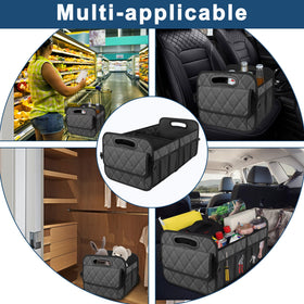 Deosk used as home storage in laundry room showing versatile organization
