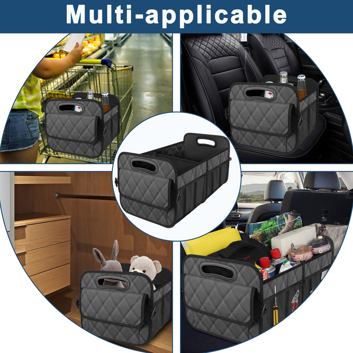 Deosk inside view with contents showing organized storage benefit