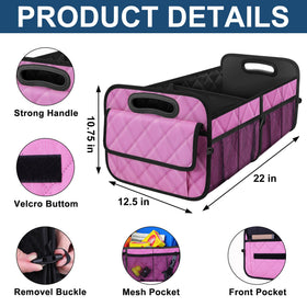 Deosk reinforced handle detail illustrating strong grip and easy carrying benefit