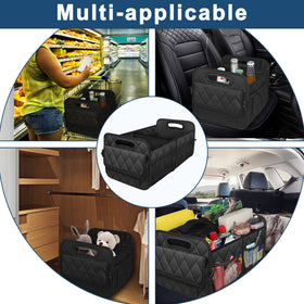 Deosk side pocket and label detail highlighting quick-access organization benefit