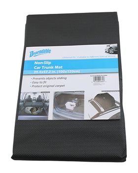 Dependable Industries trunk mat front view shows full coverage and protection