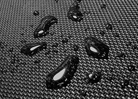 Dependable Industries being wiped clean to show easy water-resistant maintenance