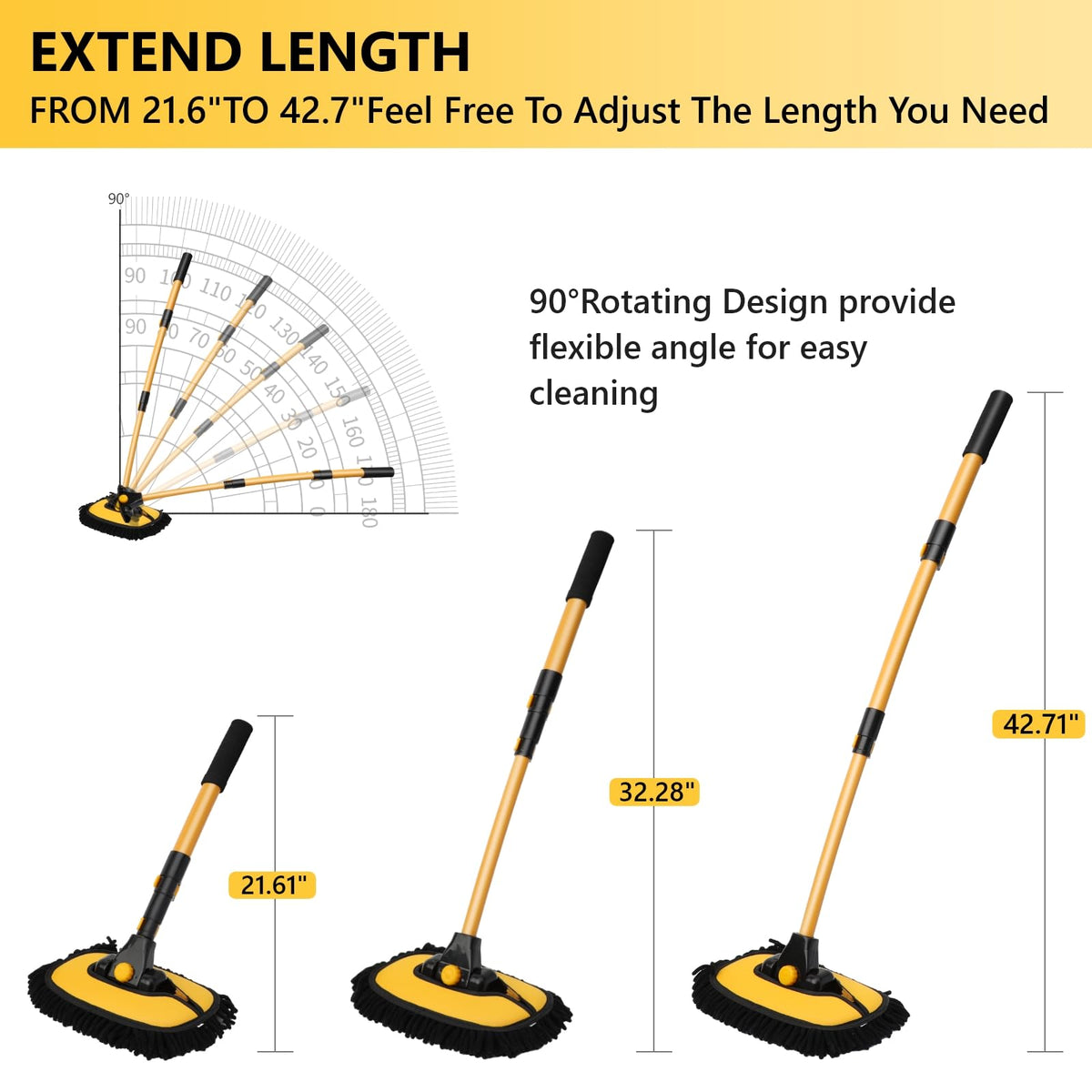 DEPOTA collapsed handle and kit compact for easy storage and transport