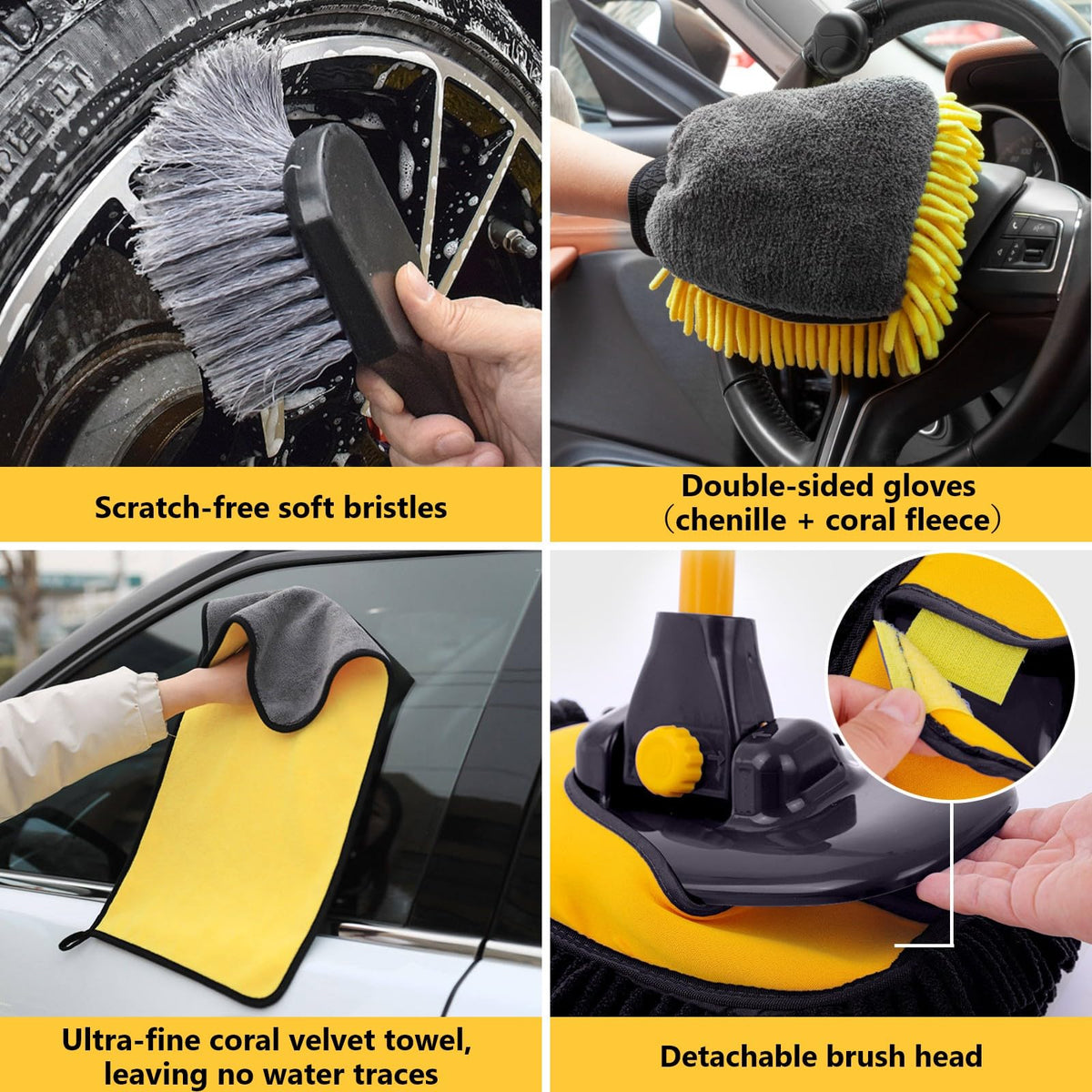 DEPOTA replaceable microfiber cover detail showing soft scratch-free surface