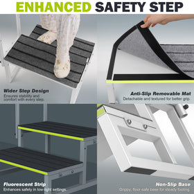 DEPSUNNY aluminum frame side profile showing corrosion resistance and durability