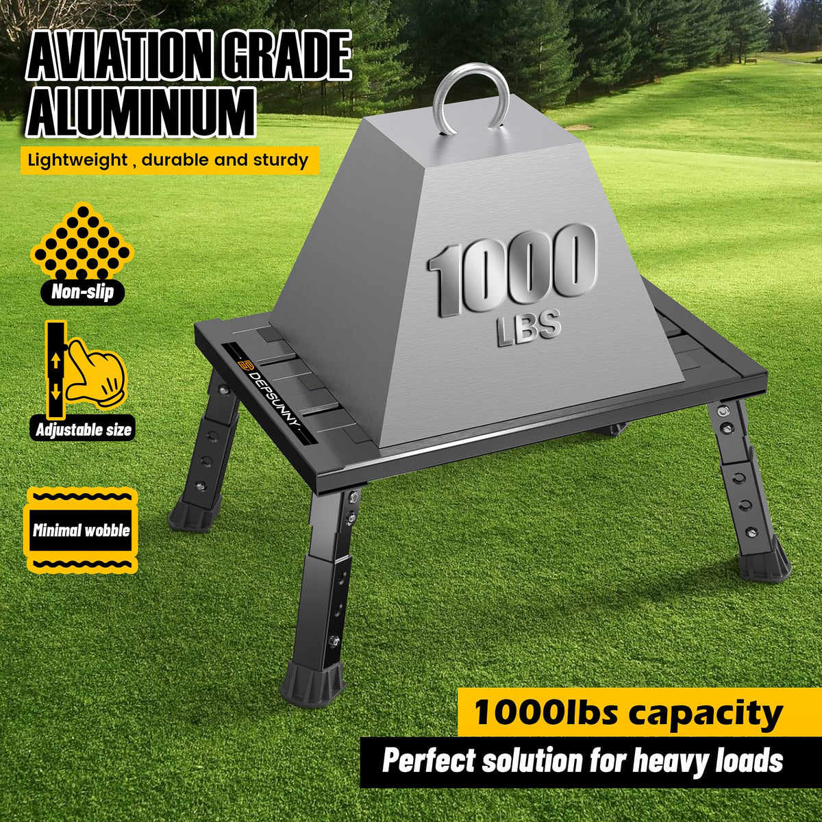 DEPSUNNY folded stool compact for storage in RV compartment benefit