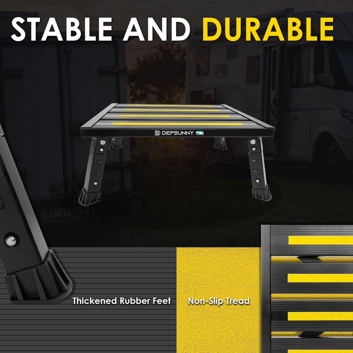 DEPSUNNY folded flat for compact storage, easy stowing benefit